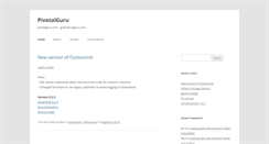 Desktop Screenshot of pivotalguru.com